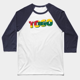 Togo vintage style retro souvenir Baseball T-Shirt